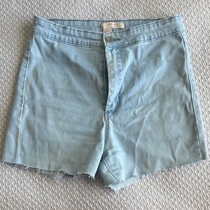 Forever 21 Light Blue Jean Shorts
